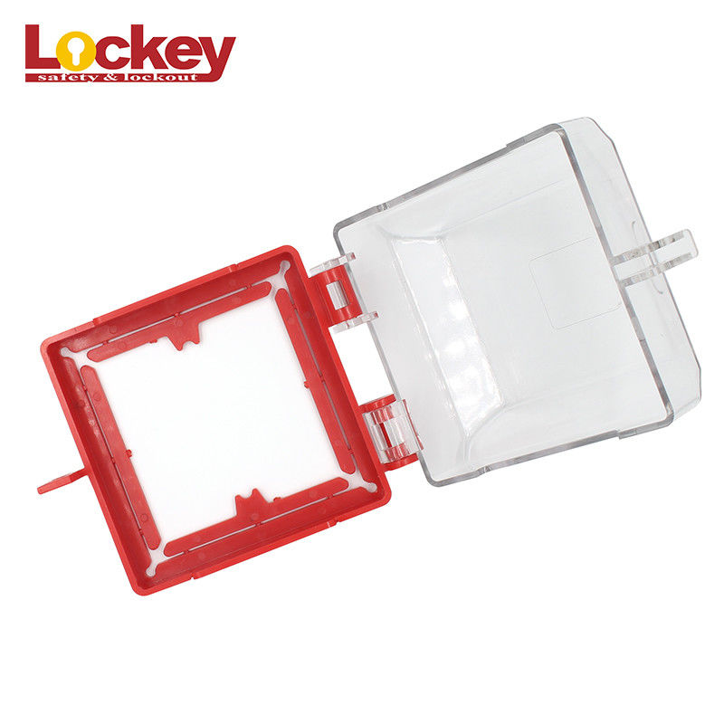 OEM Electrical Lockout Devices Plastic Wall Emergency Switch / Push Button Lockout